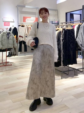 「アイテム（ステンカラーコート）」を使った、ogiさん（レディース・157cm・30代）の冬コーディネート