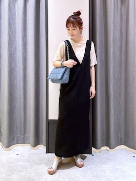 「レプシィム(LEPSIM)」｜「アイテム（ワンピース/ドレス）」を使った、ogiさん（レディース・157cm）の春コーディネート