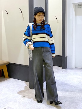 「レプシィム(LEPSIM)」｜「アイテム（ブーツ）」を使った、ogiさん（レディース・157cm）の秋コーディネート