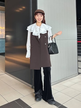 「アイテム（その他アウター）」を使った、ogiさん（レディース・157cm・30代）の秋コーディネート