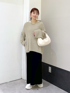 「レプシィム(LEPSIM)」｜「アイテム（Tシャツ/カットソー）」を使った、ogiさん（レディース・157cm）の春コーディネート