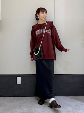 「アイテム（ママ＆ベビー）」を使った、ogiさん（レディース・157cm）の秋コーディネート
