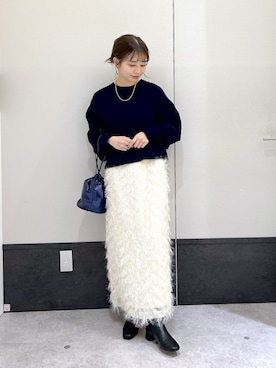「レプシィム(LEPSIM)」｜「アイテム（ブーツ）」を使った、ogiさん（レディース・157cm）の冬コーディネート