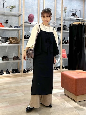 「アイテム（ワンピース/ドレス）」を使った、ogiさん（レディース・157cm・30代）の夏コーディネート