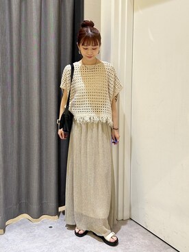 「レプシィム(LEPSIM)」｜「アイテム（スカート）」を使った、ogiさん（レディース・157cm）の春コーディネート