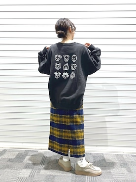 「レプシィム(LEPSIM)」｜「アイテム（モカシン/デッキシューズ）」を使った、ogiさん（レディース・157cm）の秋コーディネート