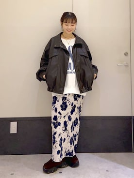 「アイテム（スウェット）」を使った、ogiさん（レディース・157cm・30代）の秋コーディネート