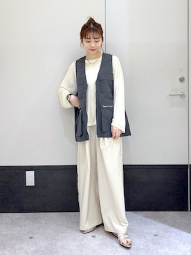 「レプシィム(LEPSIM)」｜「アイテム（Tシャツ/カットソー）」を使った、ogiさん（レディース・157cm）の春コーディネート