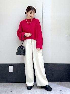 「レプシィム(LEPSIM)」｜「アイテム（ブーツ）」を使った、ogiさん（レディース・157cm）の冬コーディネート