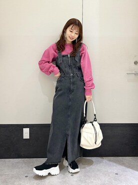 「レプシィム(LEPSIM)」｜「アイテム（ブーツ）」を使った、ogiさん（レディース・157cm）の冬コーディネート