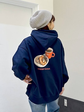「アイテム（帽子）」を使った、ogiさん（レディース・157cm・30代）の冬コーディネート