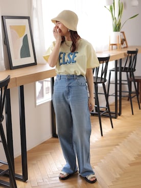 「レプシィム(LEPSIM)」｜「アイテム（Tシャツ/カットソー）」を使った、ogiさん（レディース・157cm）の春コーディネート