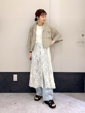 「レプシィム(LEPSIM)」｜「アイテム（ワンピース/ドレス）」を使った、ogiさん（レディース・157cm）の春コーディネート