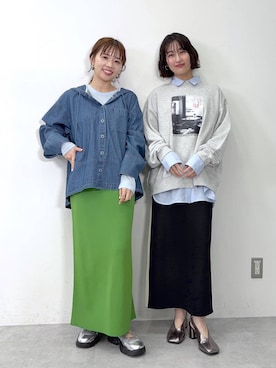 「アイテム（スウェット）」を使った、ogiさん（レディース・157cm・30代）の冬コーディネート
