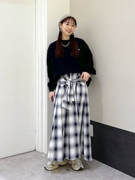 「アイテム（スウェット）」を使った、ogiさん（レディース・157cm・30代）の冬コーディネート