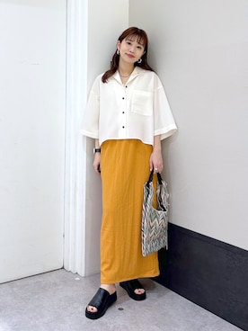 「レプシィム(LEPSIM)」｜「アイテム（ハンドバッグ）」を使った、ogiさん（レディース・157cm）の春コーディネート
