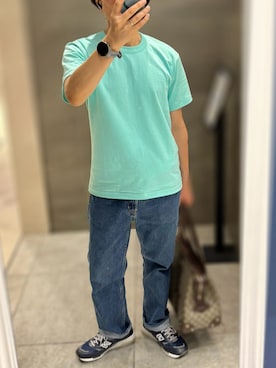 「アイテム（ビジネスバッグ）」を使った、Hayakeeeenさん（メンズ・163cm）の秋コーディネート