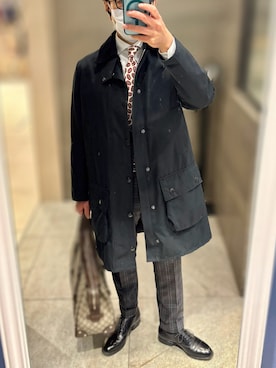「アイテム（ビジネスバッグ）」を使った、Hayakeeeenさん（メンズ・163cm）の冬コーディネート
