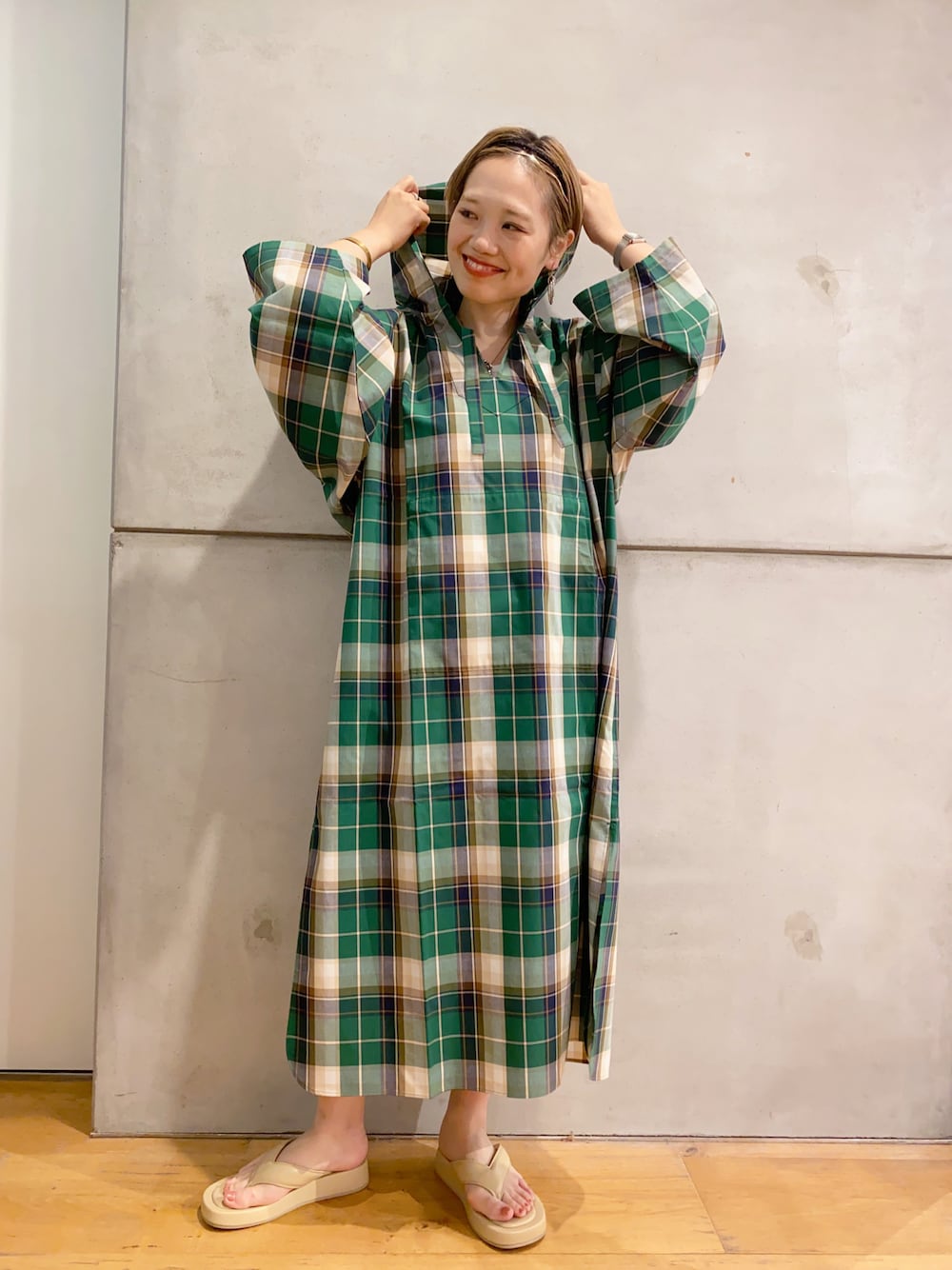 「メキパ、mexipa、カジュアルコーデ、シンプル、夏の和物語、おしゃれさんと繋がりたい、ootd」｜「MexiPaのアイテム（ワンピース/ドレス、その他）」を使った、nakamuさん（レディース・160cm）の夏コーディネートの1枚目の写真