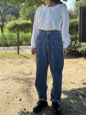 「WILLFULLY（ウィルフリー）のアイテム」を使った、manyoさん（レディース・153cm）の秋コーディネート
