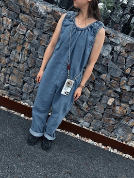 「KEEN（キーン）のアイテム」を使った、まにょさん（レディース・153cm）の夏コーディネート