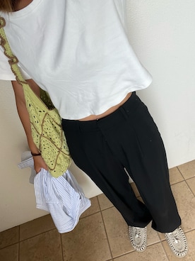 「アイテム（サンダル）」を使った、さるちゃわさん（レディース・160cm）の秋コーディネート