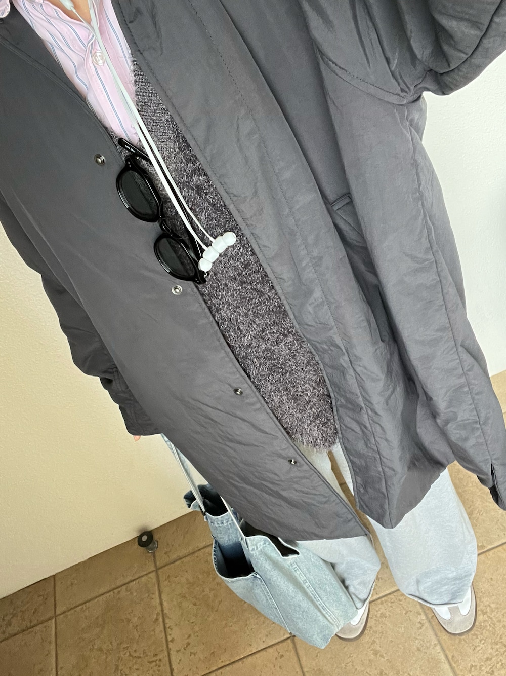 3WAYパテッドミドルジャケットを使った人気ファッションコーディネート