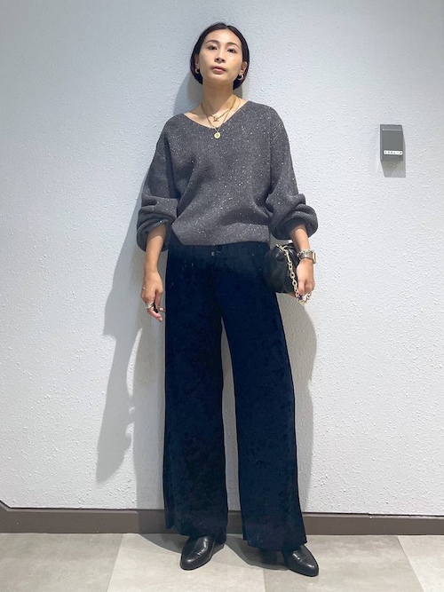 ワイツマン　ベロアパンプス セール】ベロアワイドパンツ＜低身長サイズあり＞/147923