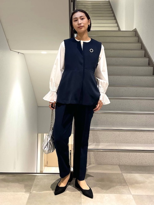 セール】＜2025ceremony＞セレモニーダブルクロスフレアジレ/246119