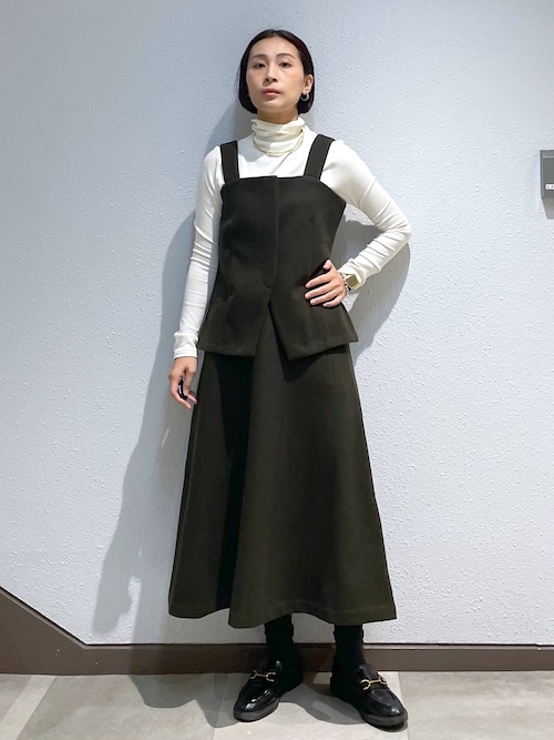 セール】ウールライクセミフレアスカート/253265（スカート）｜Elura