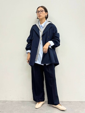 「アイテム（トレンチコート）」を使った、eriさん（レディース・167cm）の秋コーディネート