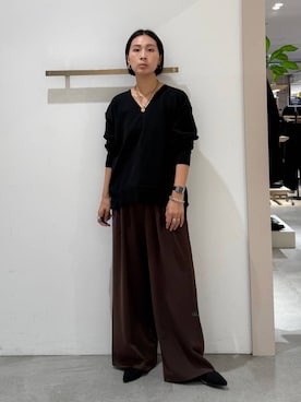 「Elura（エルーラ）のアイテム」を使った、eriさん（レディース・167cm）の冬コーディネート