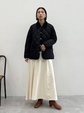 「アイテム（ダウンジャケット/コート）」を使った、eriさん（レディース・167cm・30代）の秋コーディネート