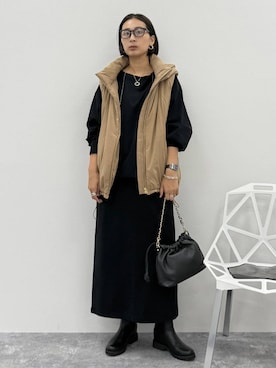 「アイテム（その他アウター）」を使った、eriさん（レディース・167cm・30代）の秋コーディネート