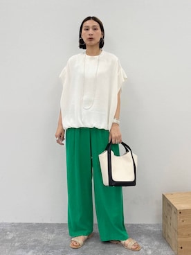 「リラックス」｜eriさん（レディース・167cm）の春コーディネート
