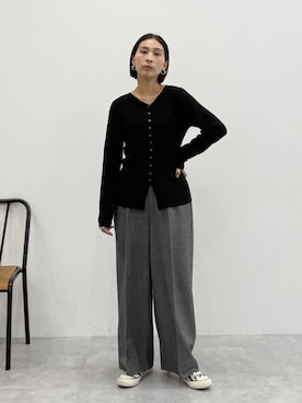 「Elura（エルーラ）のアイテム」を使った、eriさん（レディース・167cm）の冬コーディネート