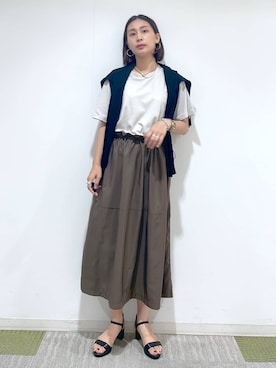 「アイテム（ワンピース/ドレス）」を使った、eriさん（レディース・167cm・30代）の夏コーディネート