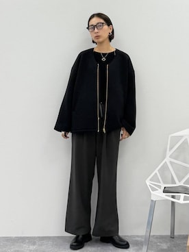 「アイテム（ブルゾン）」を使った、eriさん（レディース・167cm・30代）の秋コーディネート