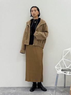 「リラックス」｜eriさん（レディース・167cm）の冬コーディネート