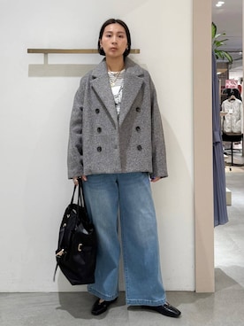 「高見え」｜eriさん（レディース・167cm）の冬コーディネート