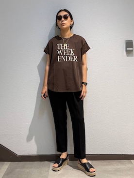 「アイテム（サンダル）」を使った、eriさん（レディース・167cm・30代）の夏コーディネート