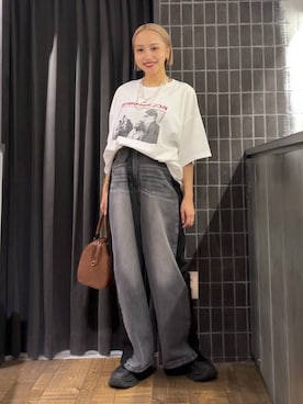 「アイテム（ボストンバッグ）」を使った、kakoさん（レディース・154cm・20代）の夏コーディネート