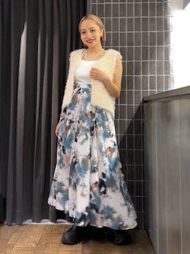 「アイテム（タンクトップ）」を使った、kakoさん（レディース・154cm・20代）の夏コーディネート