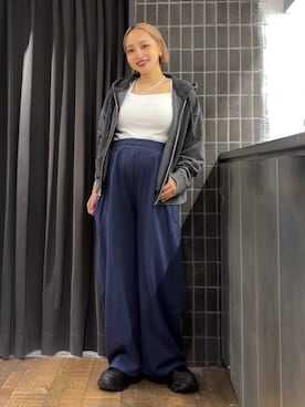 「アイテム（スウェットパンツ）」を使った、kakoさん（レディース・154cm・20代）の夏コーディネート