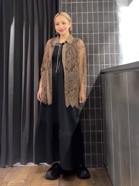 「アイテム（ジャンパースカート）」を使った、kakoさん（レディース・154cm・20代）の夏コーディネート
