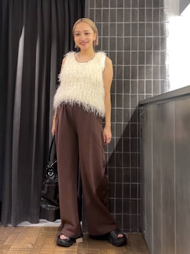 「アイテム（スウェットパンツ）」を使った、kakoさん（レディース・154cm・20代）の夏コーディネート