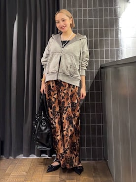 「アイテム（パーカー）」を使った、kakoさん（レディース・154cm・20代）の夏コーディネート