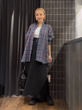 「アイテム（タンクトップ）」を使った、kakoさん（レディース・154cm）の夏コーディネート