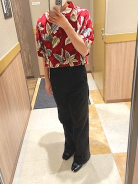 「RED COVER（レッドカバー）のアイテム」を使った、tucuさん（メンズ・168cm）の夏コーディネート