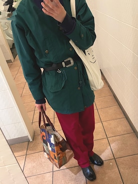 「RED COVER（レッドカバー）のアイテム」を使った、tucuさん（メンズ・166cm）の春コーディネート